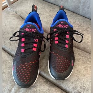 Nike Air Max 270 Black and Pink Sneakers